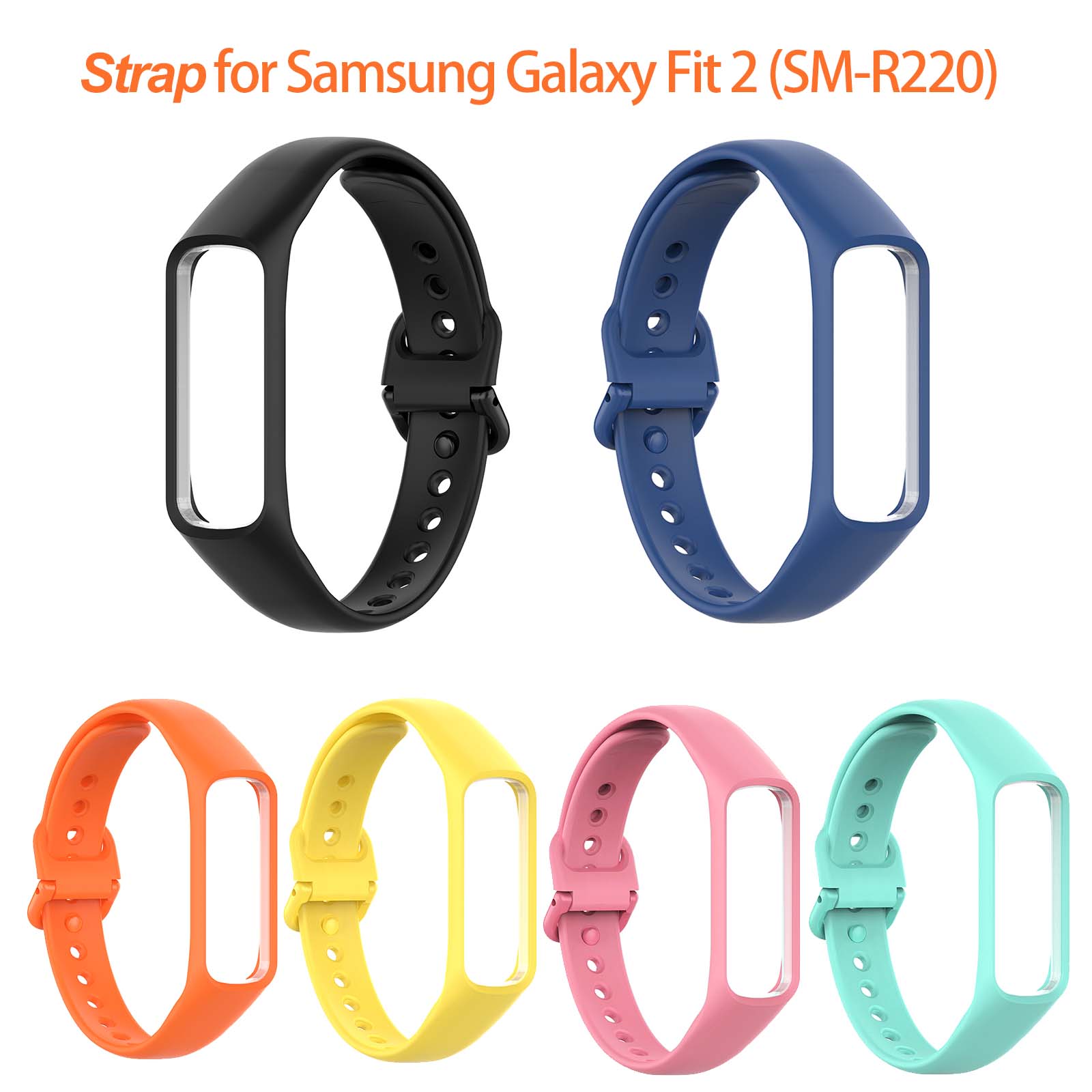 Resistance Bands Set With Handles - Samsung Galaxy Fit 2(R220)用 • バンドストラップ