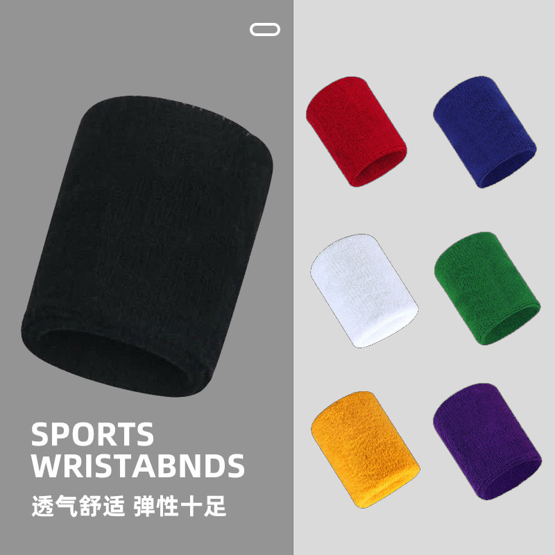 Wrist Wraps Weightlifting Support - 伸縮性のある綿のリストバンド,バスケットボールのリストバンド,子供用のラップ,ウェイトリフティングとテニス,1ペア