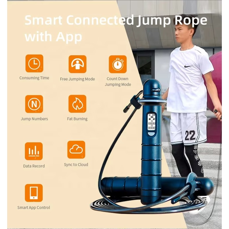 大人気！卸売価格のカロリー計算機能付きワイヤレスSDK搭載電 - Smart Jump Rope Digital Counter のレビューと価格
