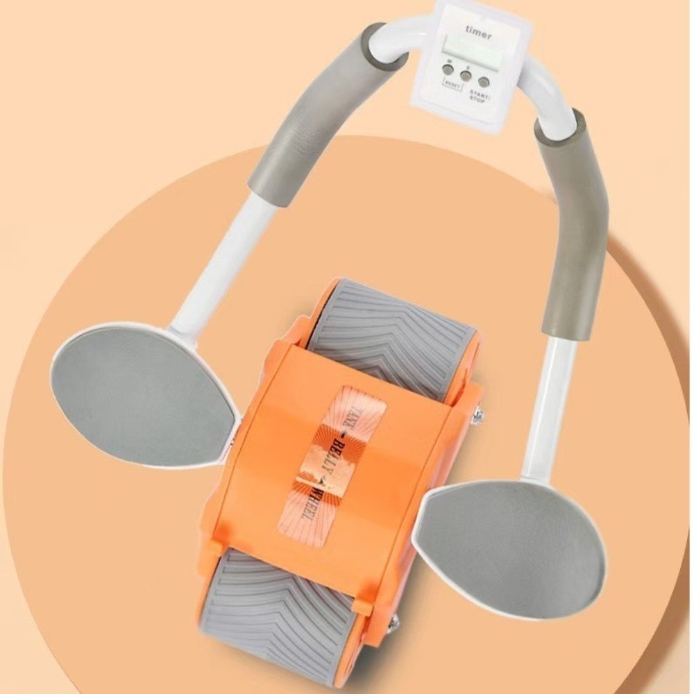 自動リバウンド機能付き腹筋ローラー、肘当て付き、静音設計、コ - Ab Roller Wheel With Elbow Support のレビューと価格