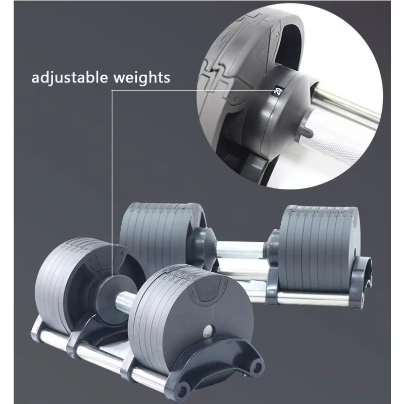 ジムフィットネス機器 20kg 24kg 32kg 36kg - Adjustable Dumbbell Pair 40Kg のレビューと価格