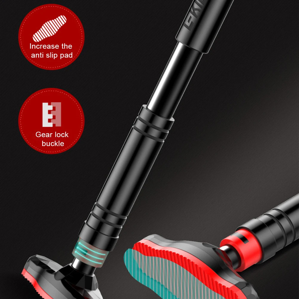 90-130cm調節可能なドア枠用懸垂バー、ネジ不要の壁掛け - Door Pull Up Bar No Screw のレビューと価格